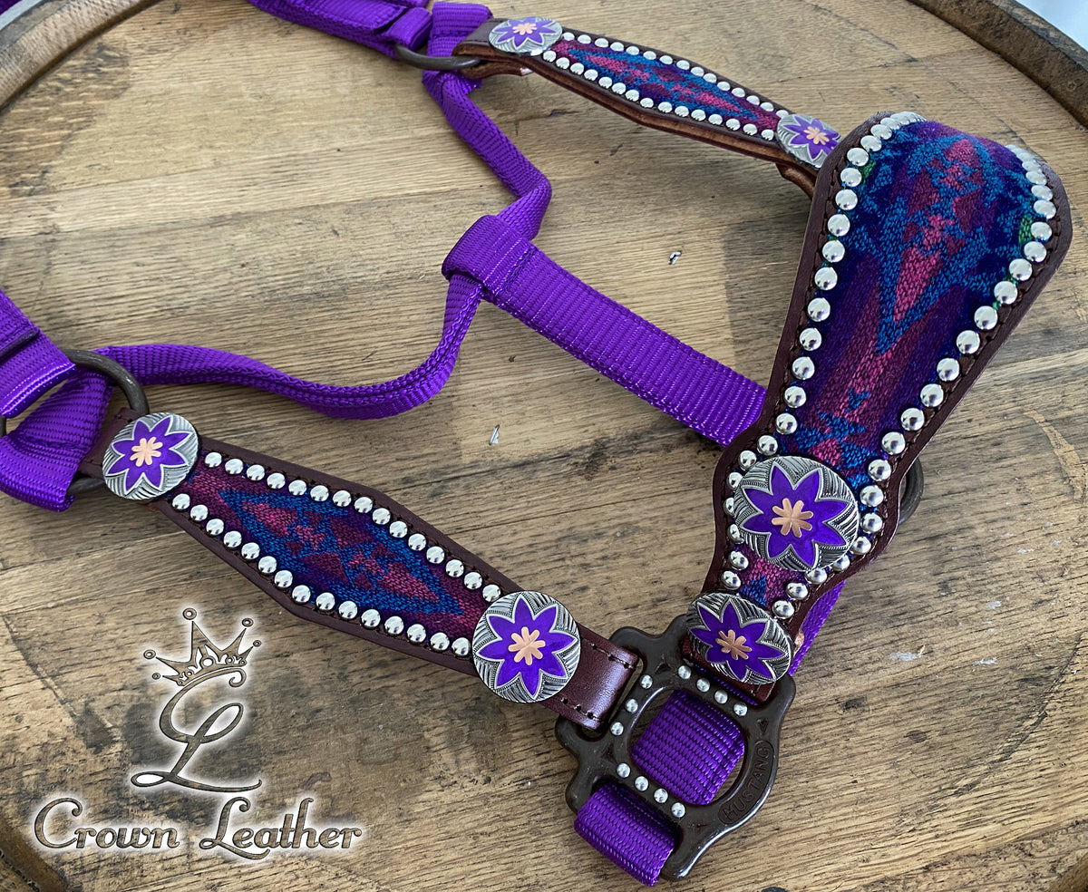Purple Pendleton Wool Halter image 0