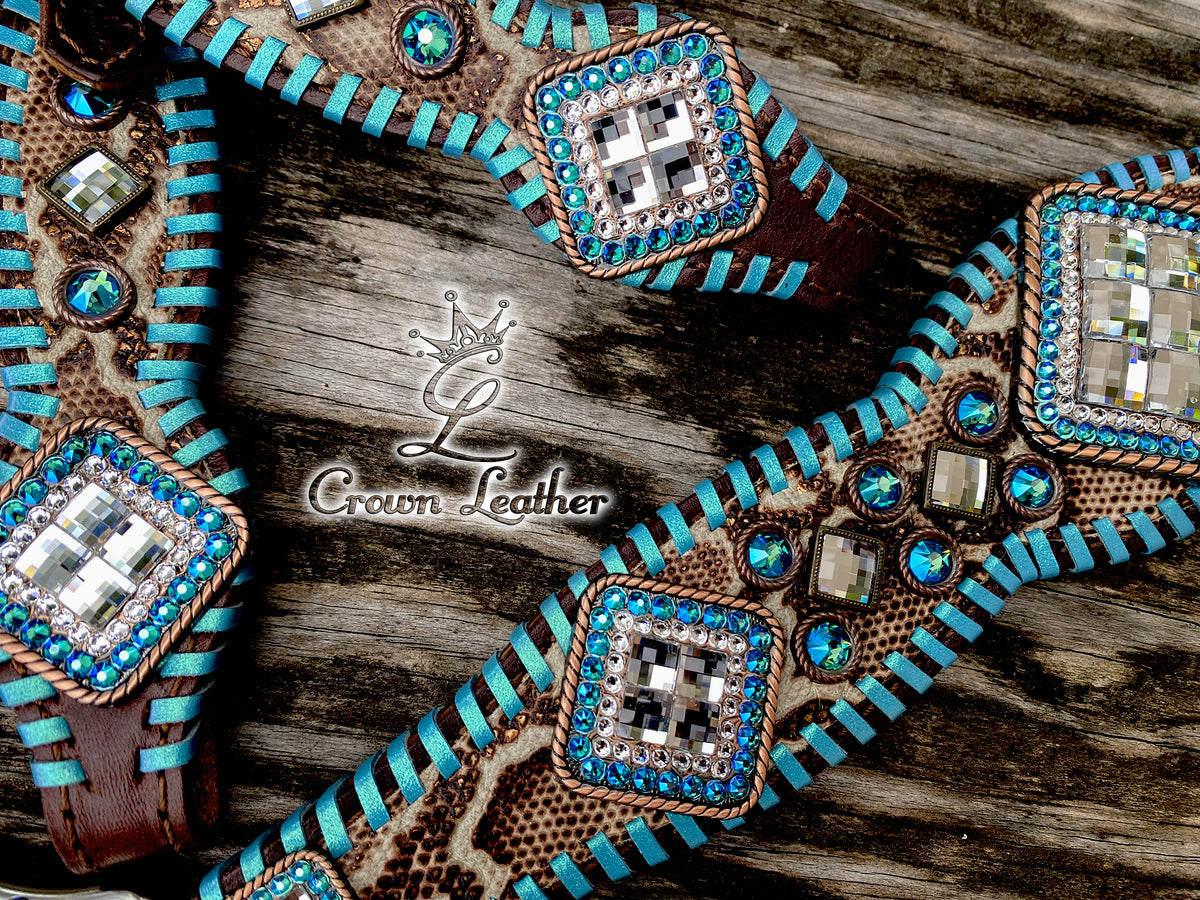 2014-1 Custom Caribbean Teal Whipstitch Set image 0