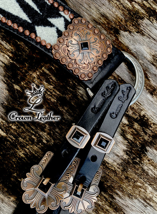 Black Leather Pendleton Tripping Collar image 2
