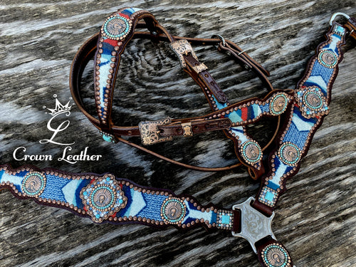 2014 Style Blue Pendleton Wool Set (One of a Kind) image 0
