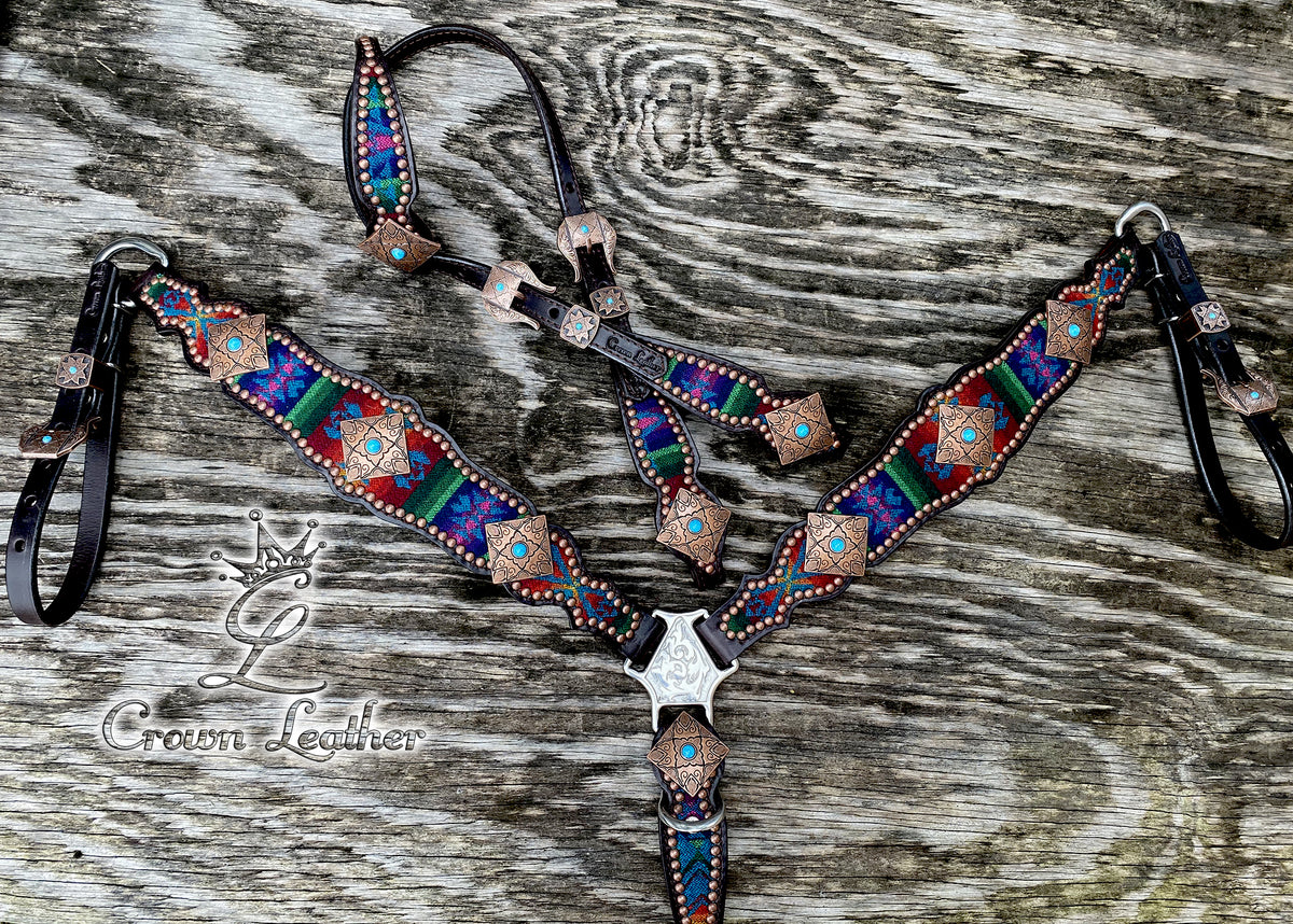 2014 Turquoise Multi Color Pendleton Wool Set image 3