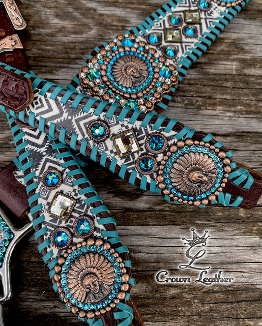 2020 Aztec Set with Turquoise ~ One of a Kind image 0