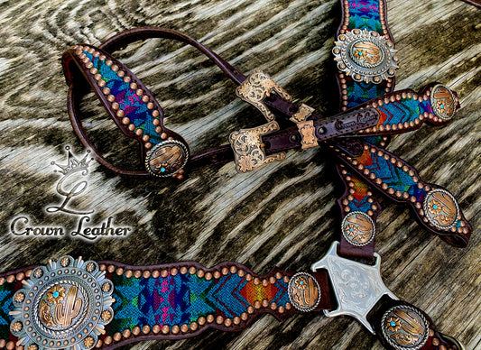 2014 Turquoise Multi Color Pendleton Set image 2