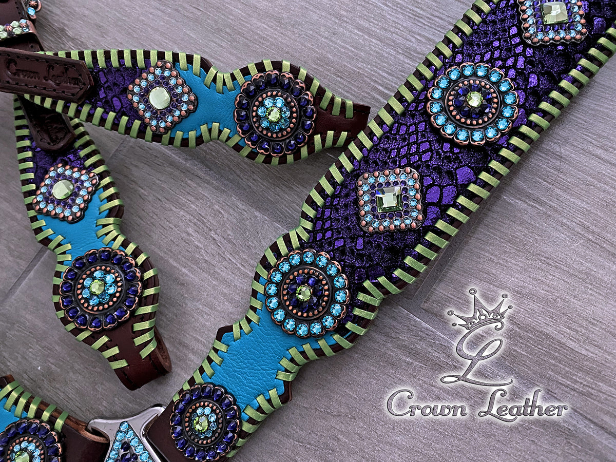 Lime Delight Whipstitch Tack Set image 0