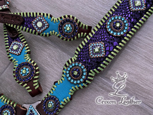 Lime Delight Whipstitch Tack Set image 0