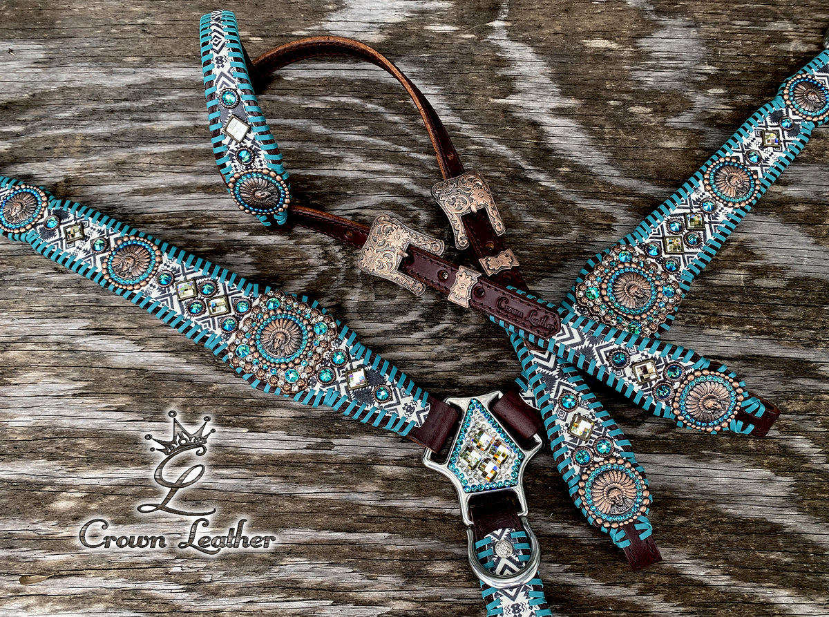 2020 Aztec Set with Turquoise ~ One of a Kind image 2