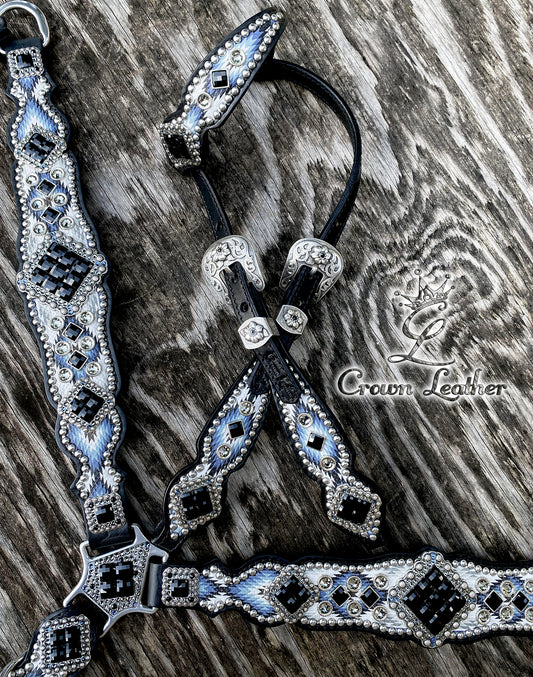2014 Black White & Blue Navajo Set image 3