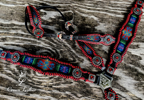 Vintage Pendleton Wool Whipstitch Tack Set image 2