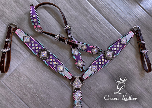Unicorn Farts Whipstitch Crystal Tack Set image 2