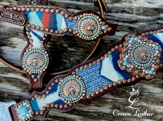 2014 Style Blue Pendleton Wool Set (One of a Kind) image 1