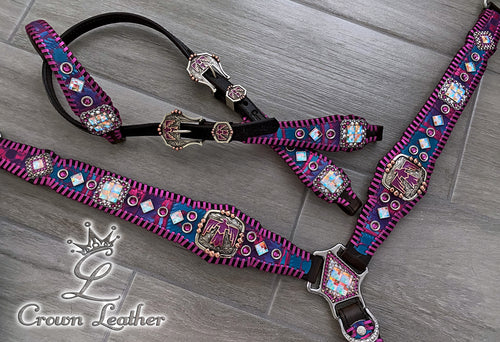Aztec Fiesta Whipstitch Tack Set image 0