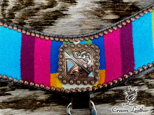 Pendleton Wool Tripping Collar with Arrowhead Hardware image 1
