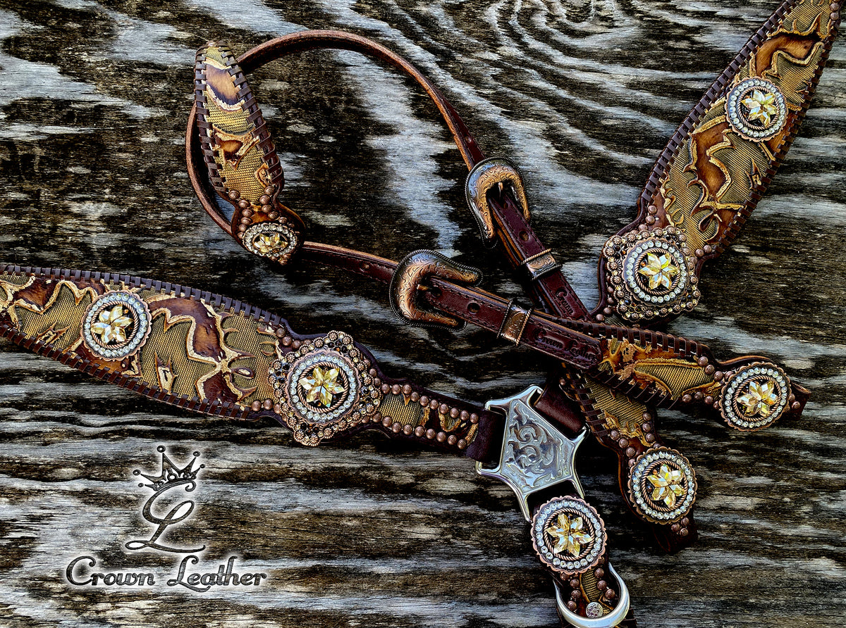2012 Gilded Laredo Whipstitch Set ~ One of a Kind image 0