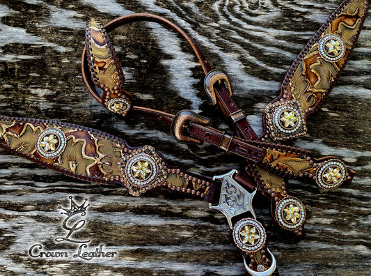2012 Gilded Laredo Whipstitch Set ~ One of a Kind image 0