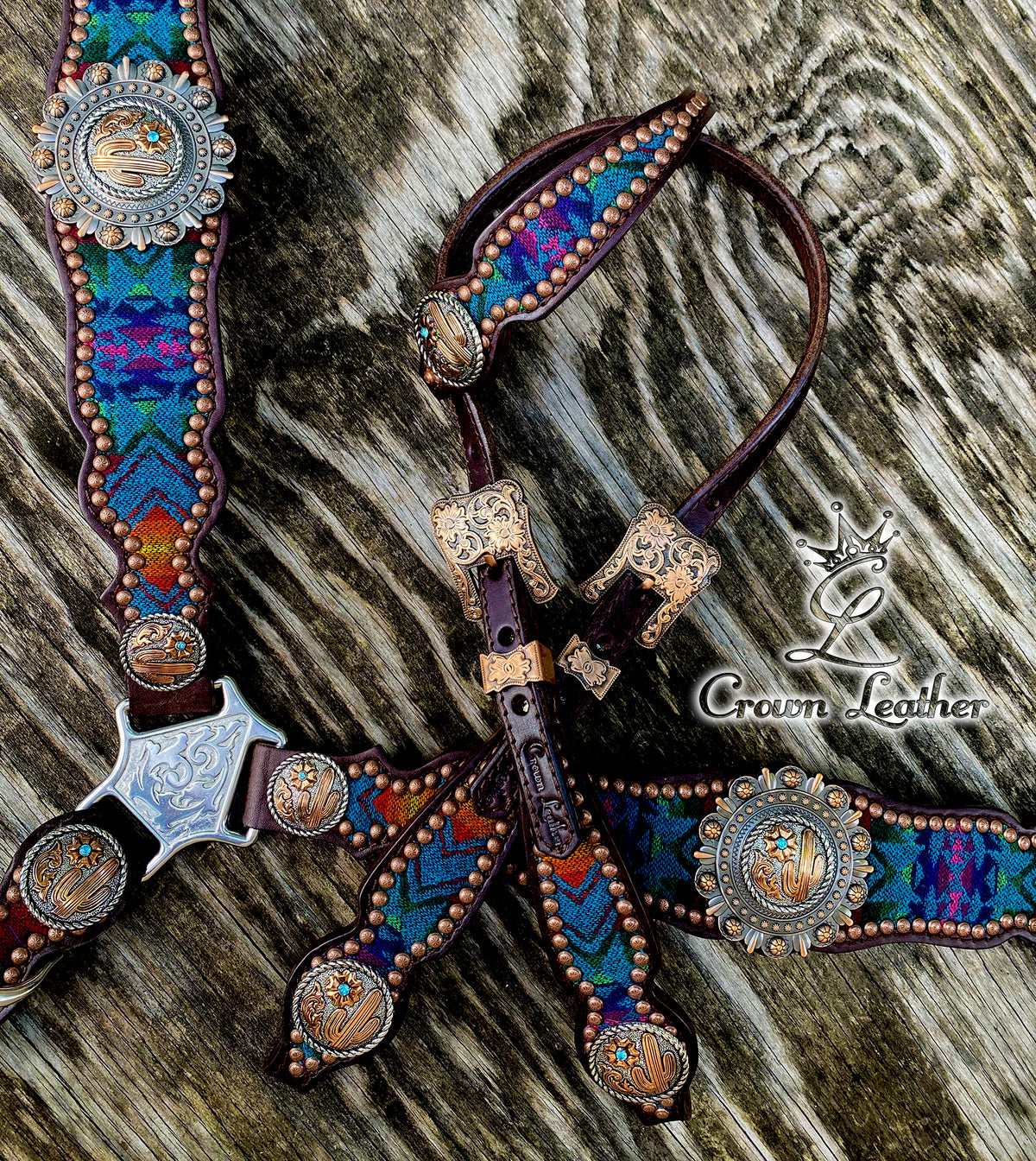 2014 Turquoise Multi Color Pendleton Set image 3